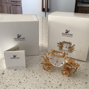Swarovski Gold and Crystal Carriage